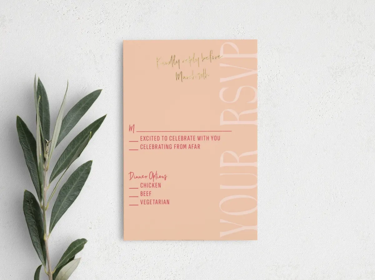 Step RSVP Postcards