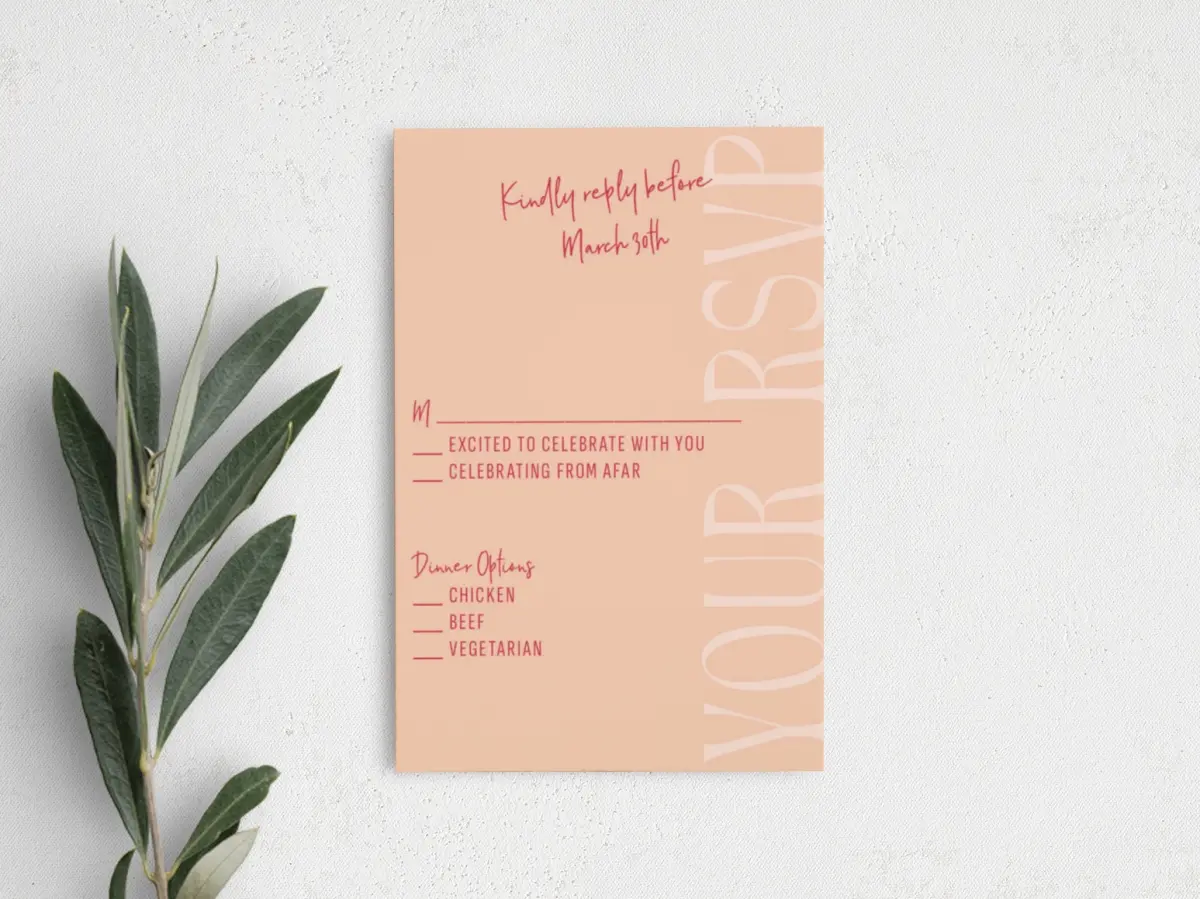 Step RSVP Postcards