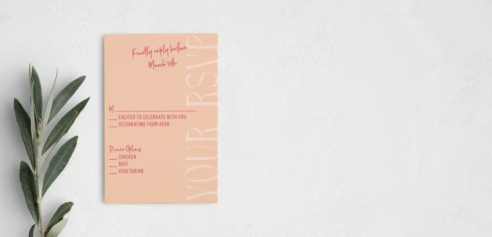 Step RSVP Postcards