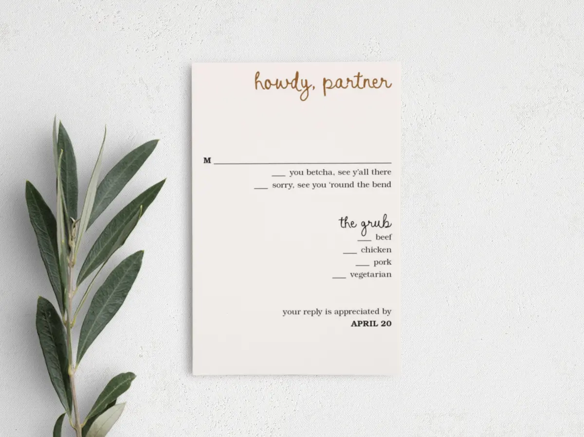 Step RSVP Postcards