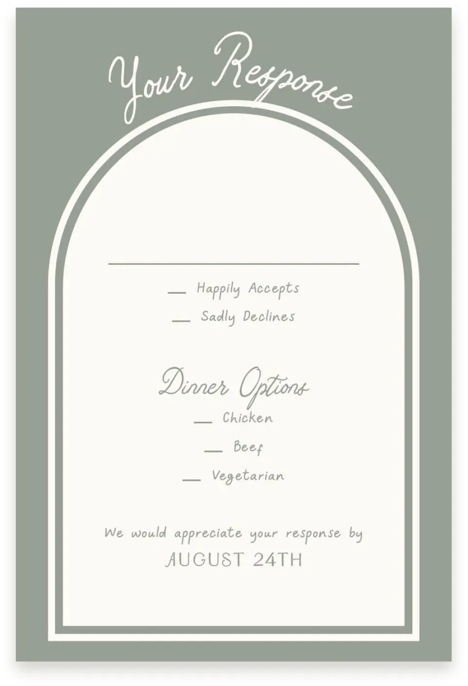 This is a  4" x 6" RSVP Postcards (Pocket Invitation) called Elevated Adventures printed in full color with Silver foil on Luxe Satin (coated) paper