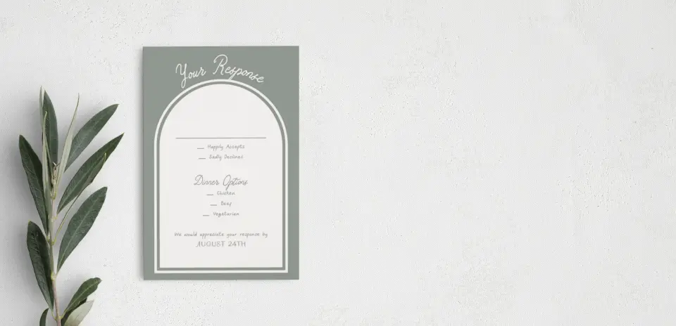 Step RSVP Postcards