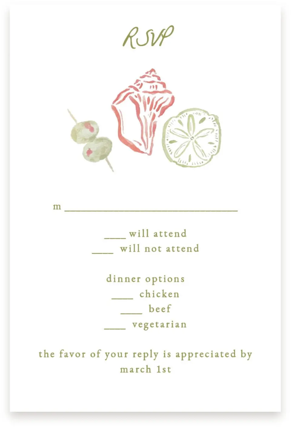 This is a  4" x 6" RSVP Postcards (Pocket Invitation) called Positano Daydream printed in full color with Silver foil on Luxe Satin (coated) paper