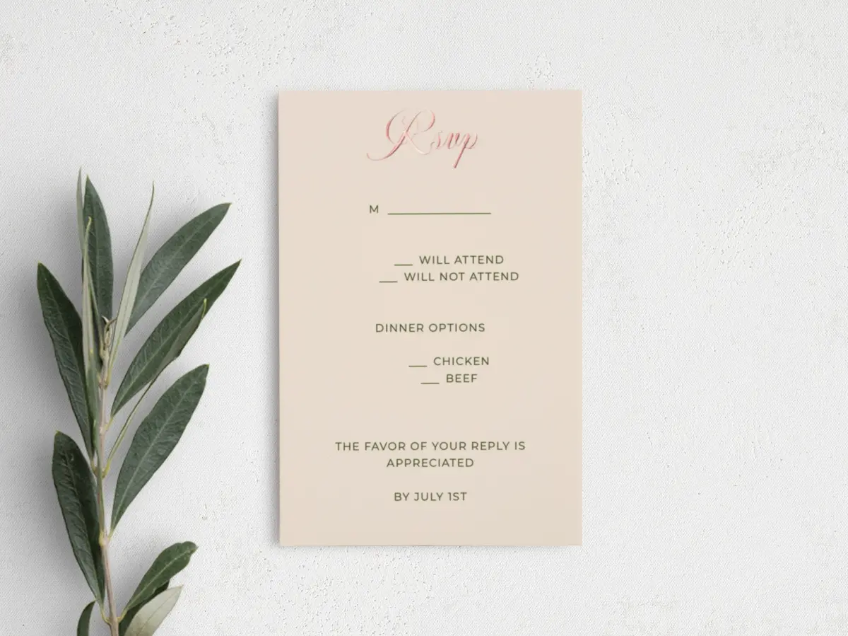 Step RSVP Postcards