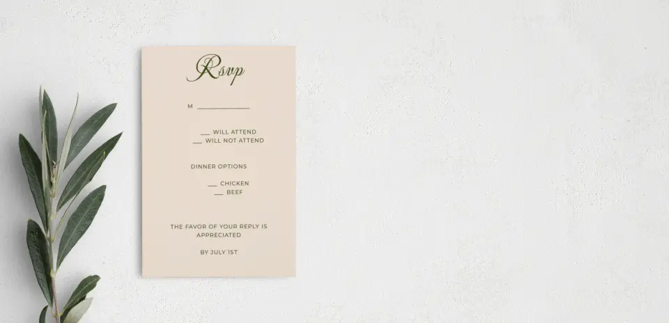 Step RSVP Postcards
