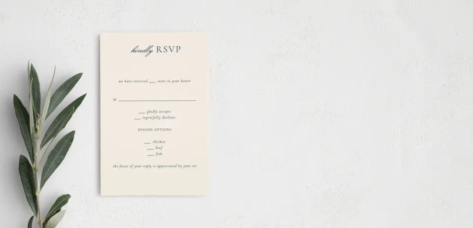 Step RSVP Postcards