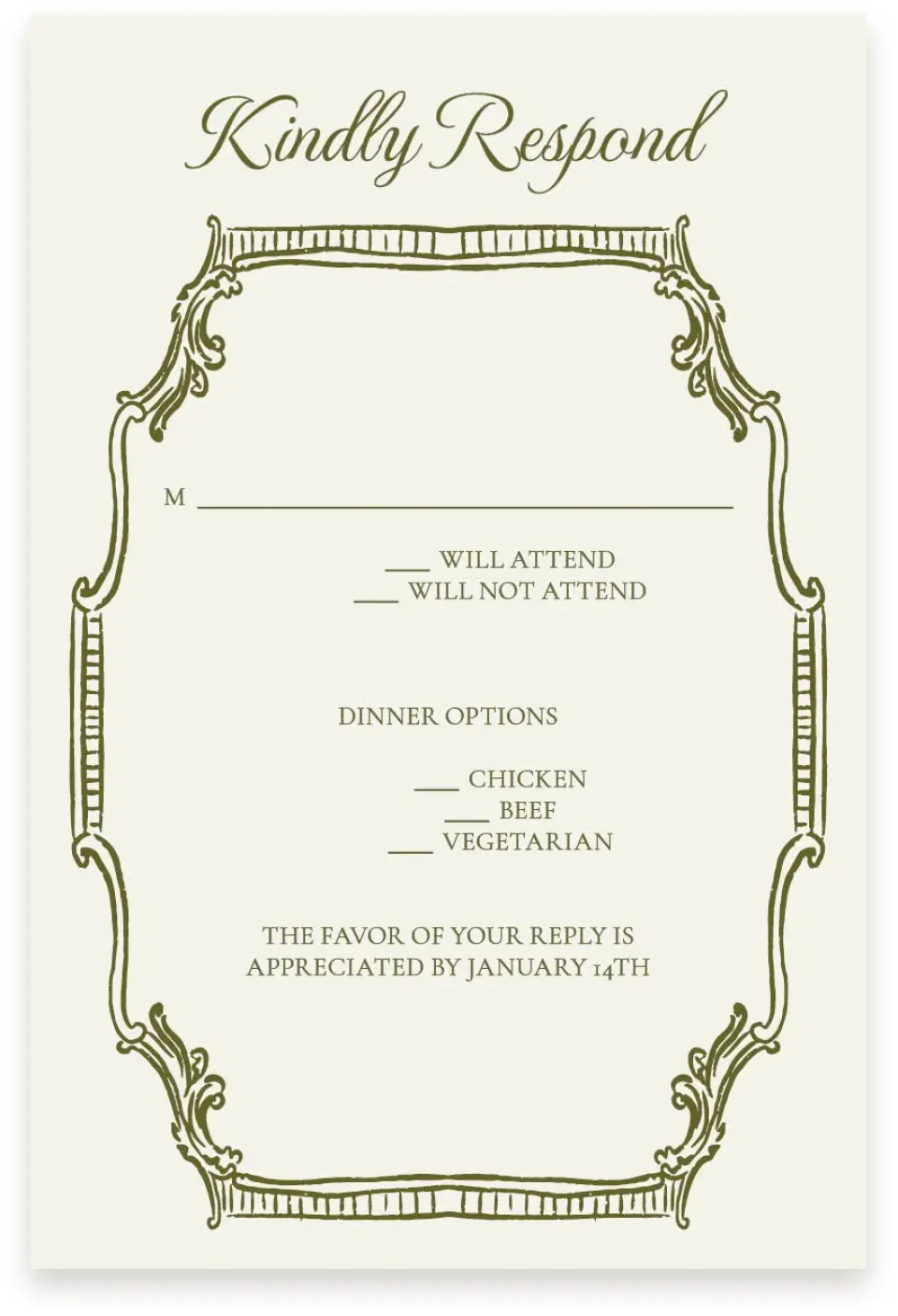 This is a  4" x 6" RSVP Postcards (Pocket Invitation) called Nantucket printed in full color with Silver foil on Luxe Satin (coated) paper