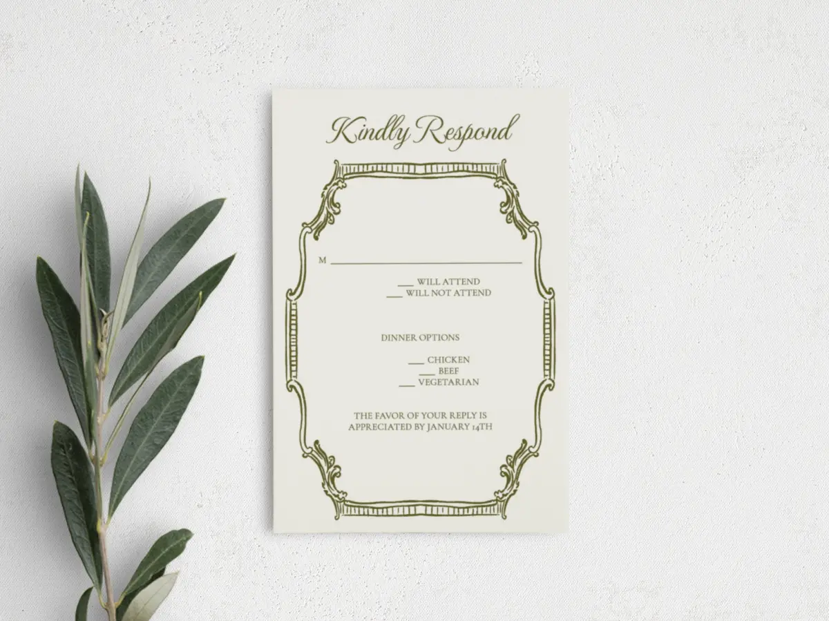 Step RSVP Postcards
