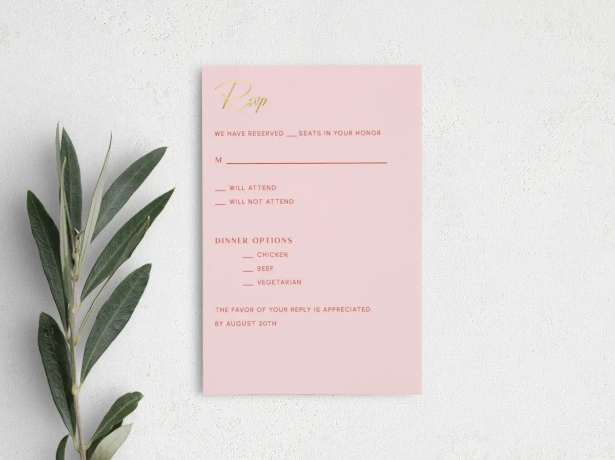 Step RSVP Postcards