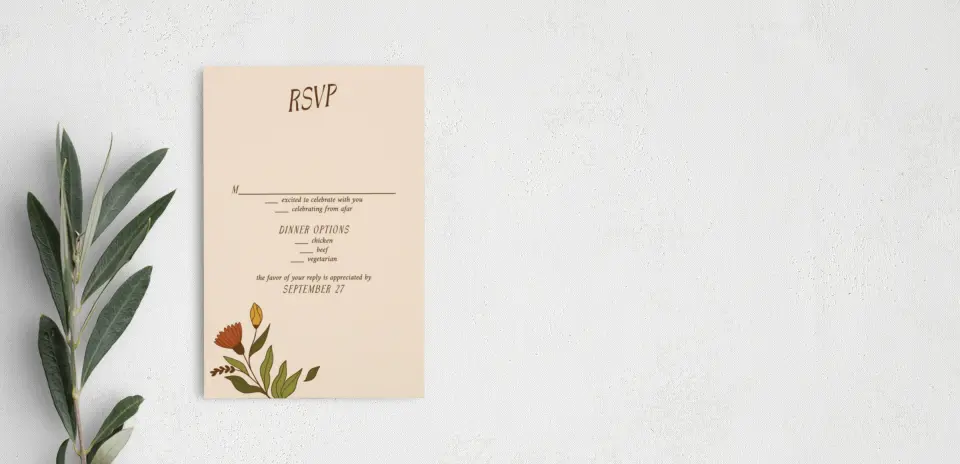 Step RSVP Postcards