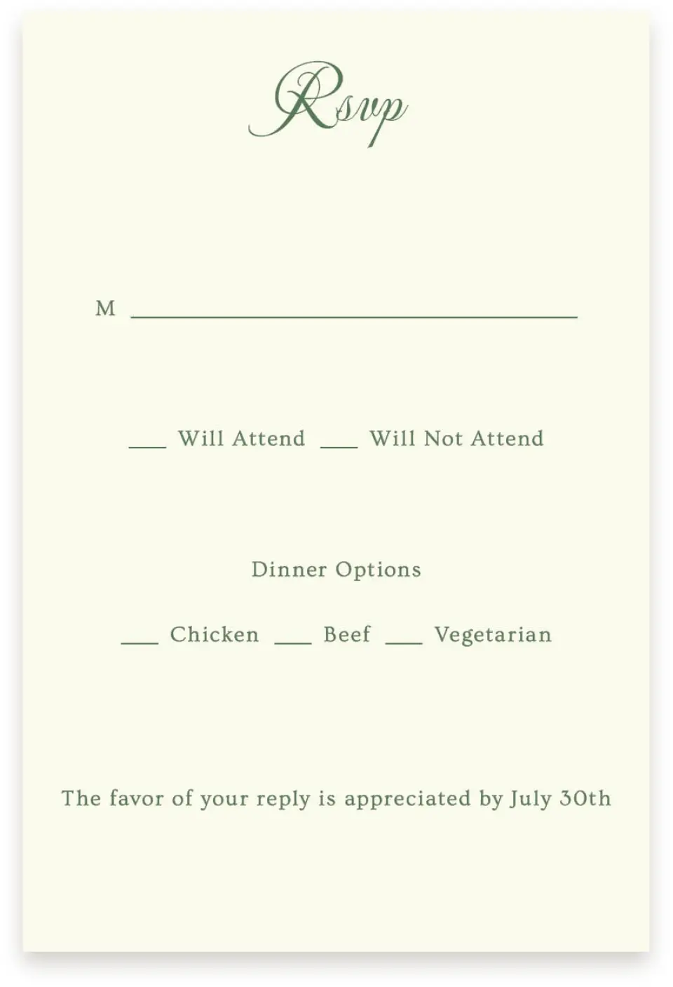 This is a  4" x 6" RSVP Postcards (Pocket Invitation) called Warwick printed in full color with Silver foil on Luxe Satin (coated) paper
