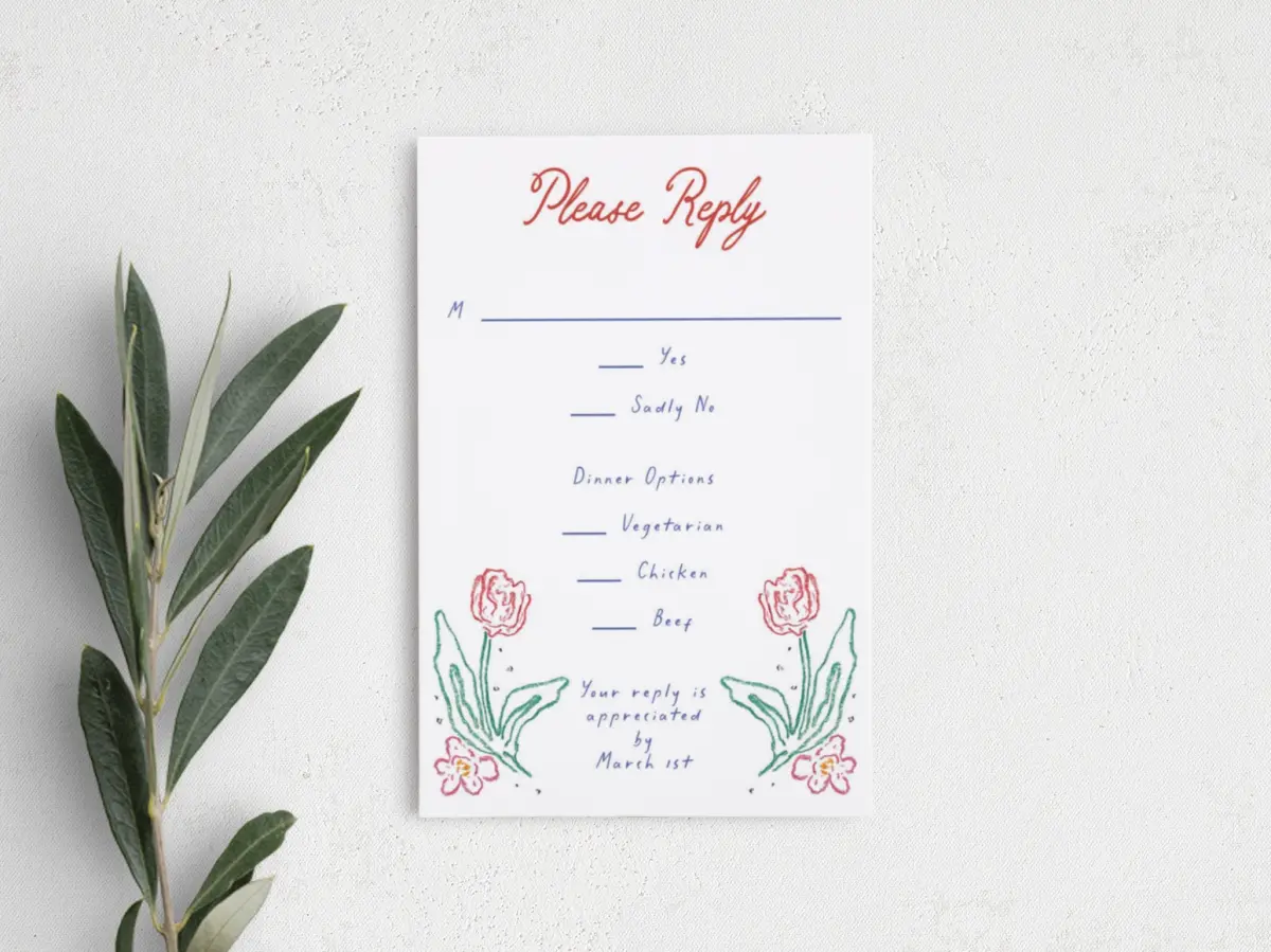 Step RSVP Postcards
