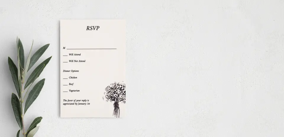 Step RSVP Postcards