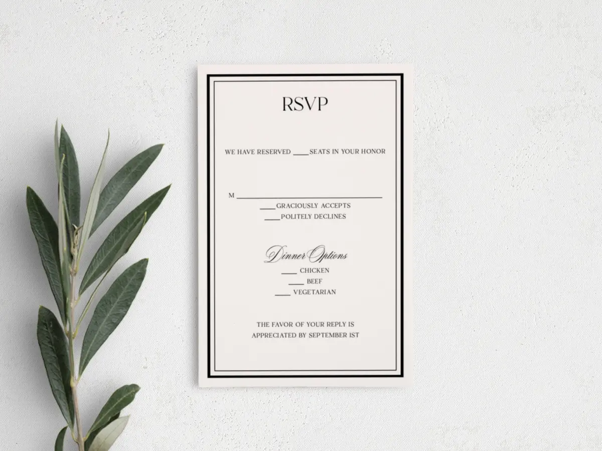 Step RSVP Postcards