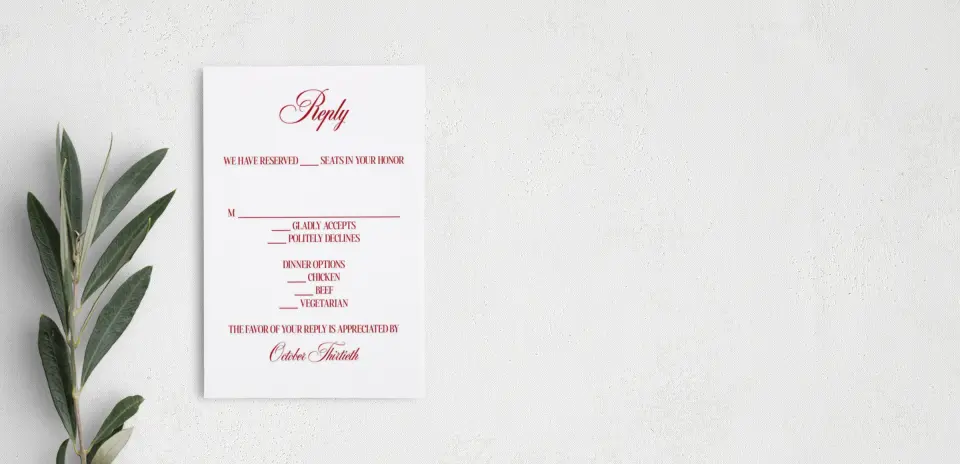 Step RSVP Postcards