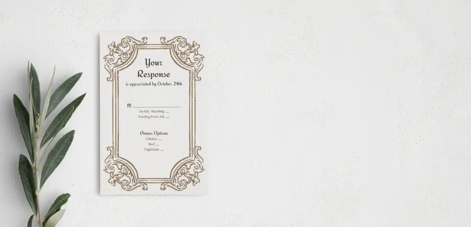 Step RSVP Postcards