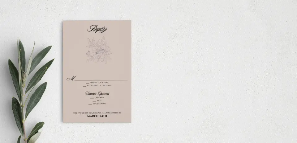 Step RSVP Postcards