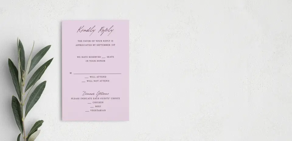 Step RSVP Postcards