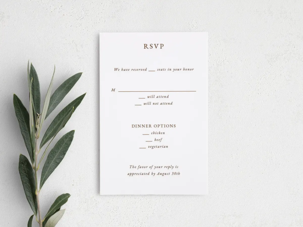 Step RSVP Postcards