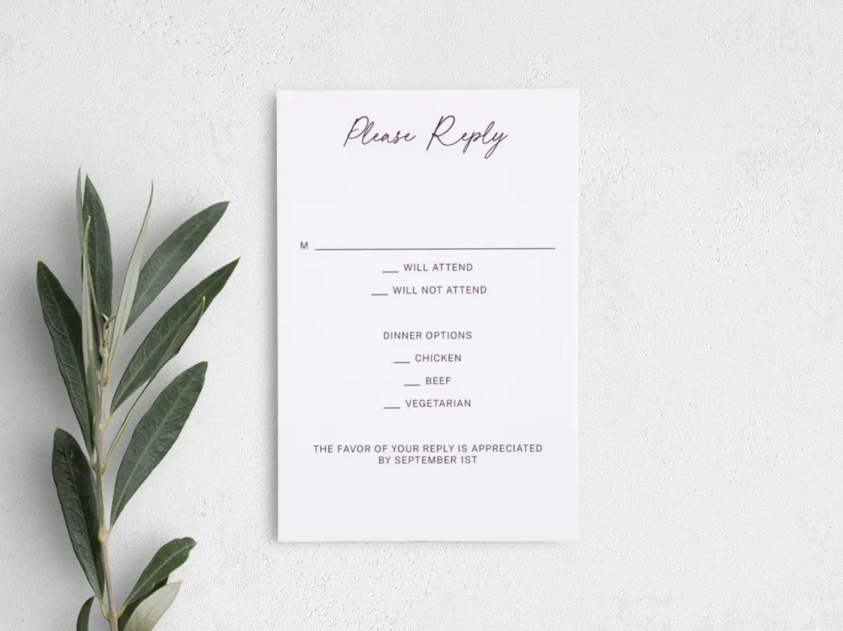 Step RSVP Postcards