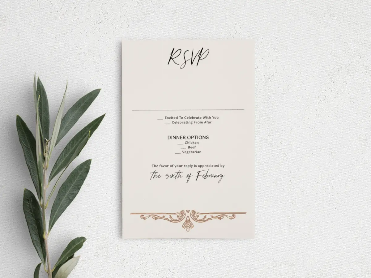 Step RSVP Postcards