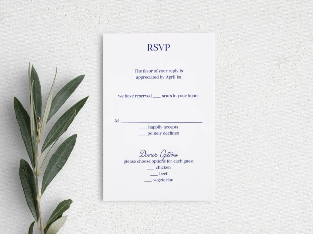 Step RSVP Postcards