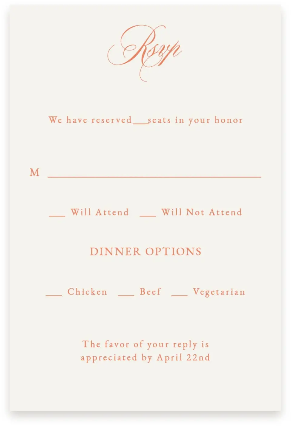 This is a  4" x 6" RSVP Postcards (Pocket Invitation) called Forever Favorite printed in full color with Silver foil on Luxe Satin (coated) paper