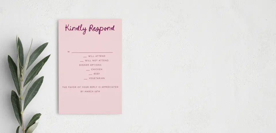 Step RSVP Postcards