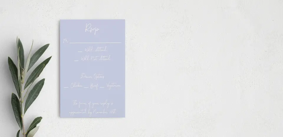 Step RSVP Postcards