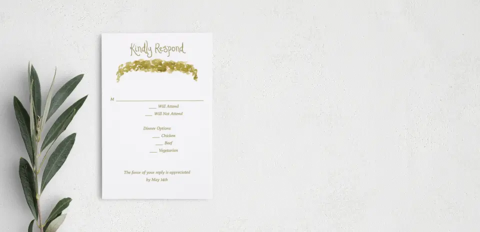 Step RSVP Postcards