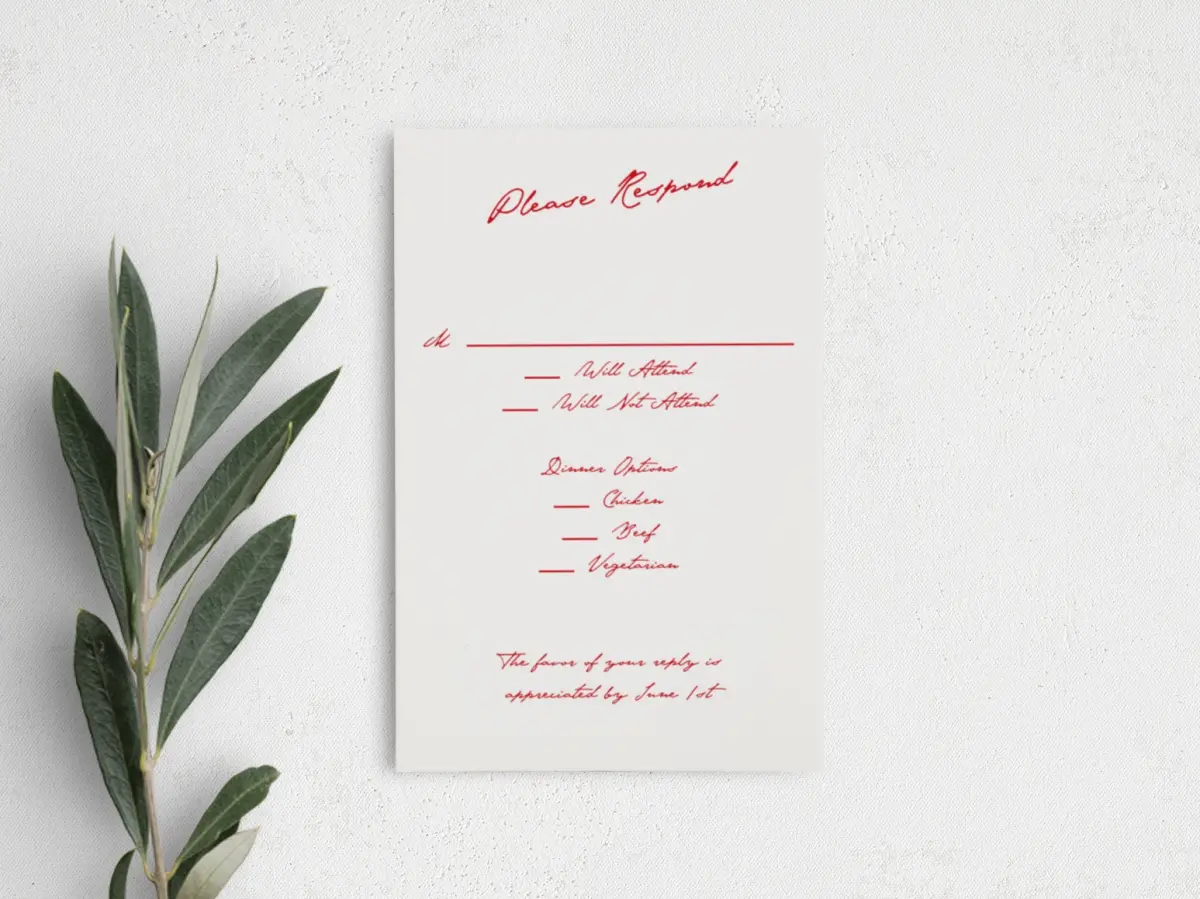 Step RSVP Postcards