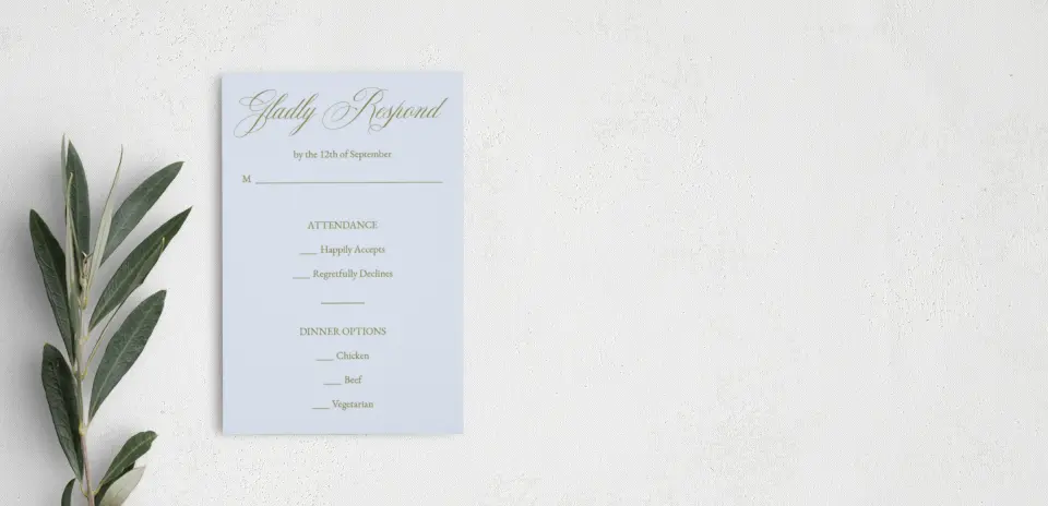 Step RSVP Postcards