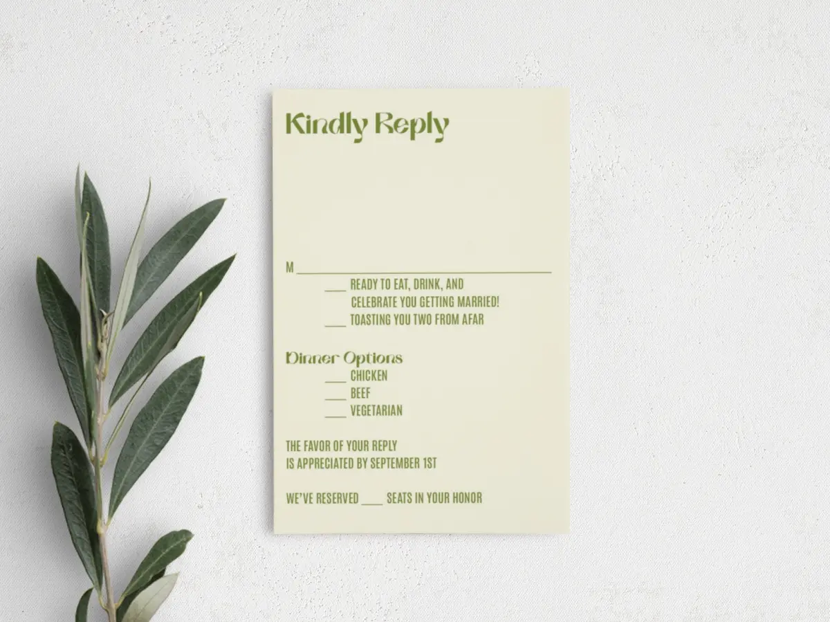Step RSVP Postcards