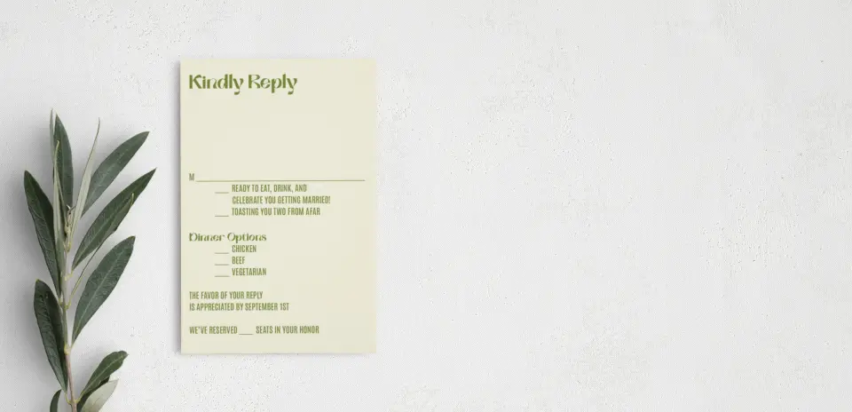 Step RSVP Postcards