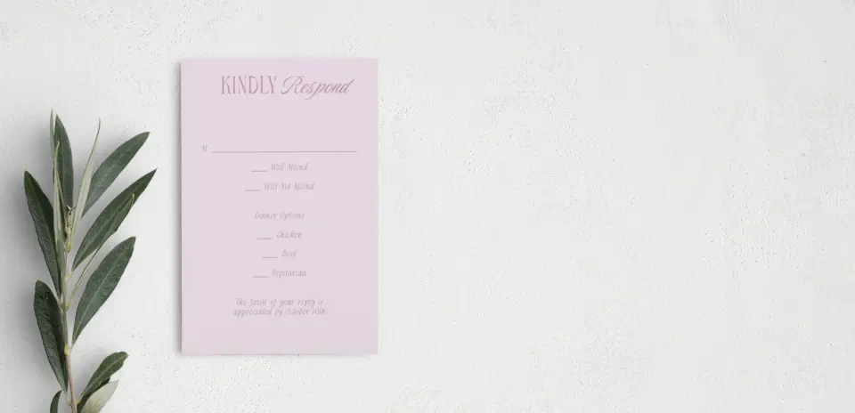 Step RSVP Postcards