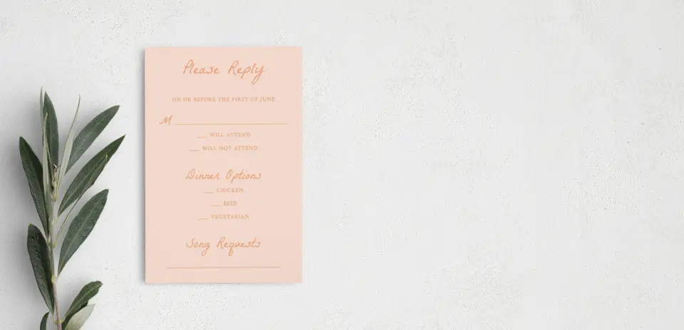 Step RSVP Postcards