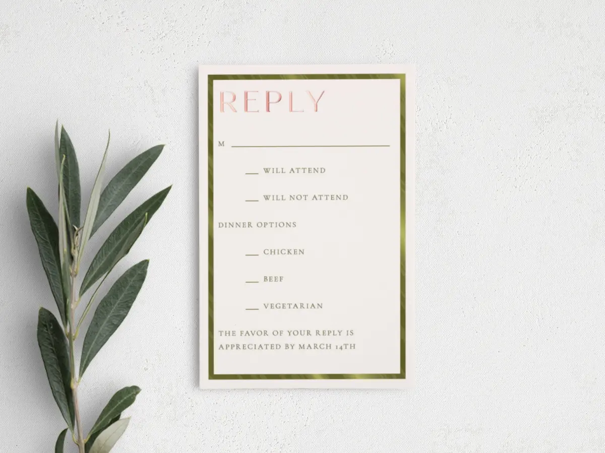 Step RSVP Postcards