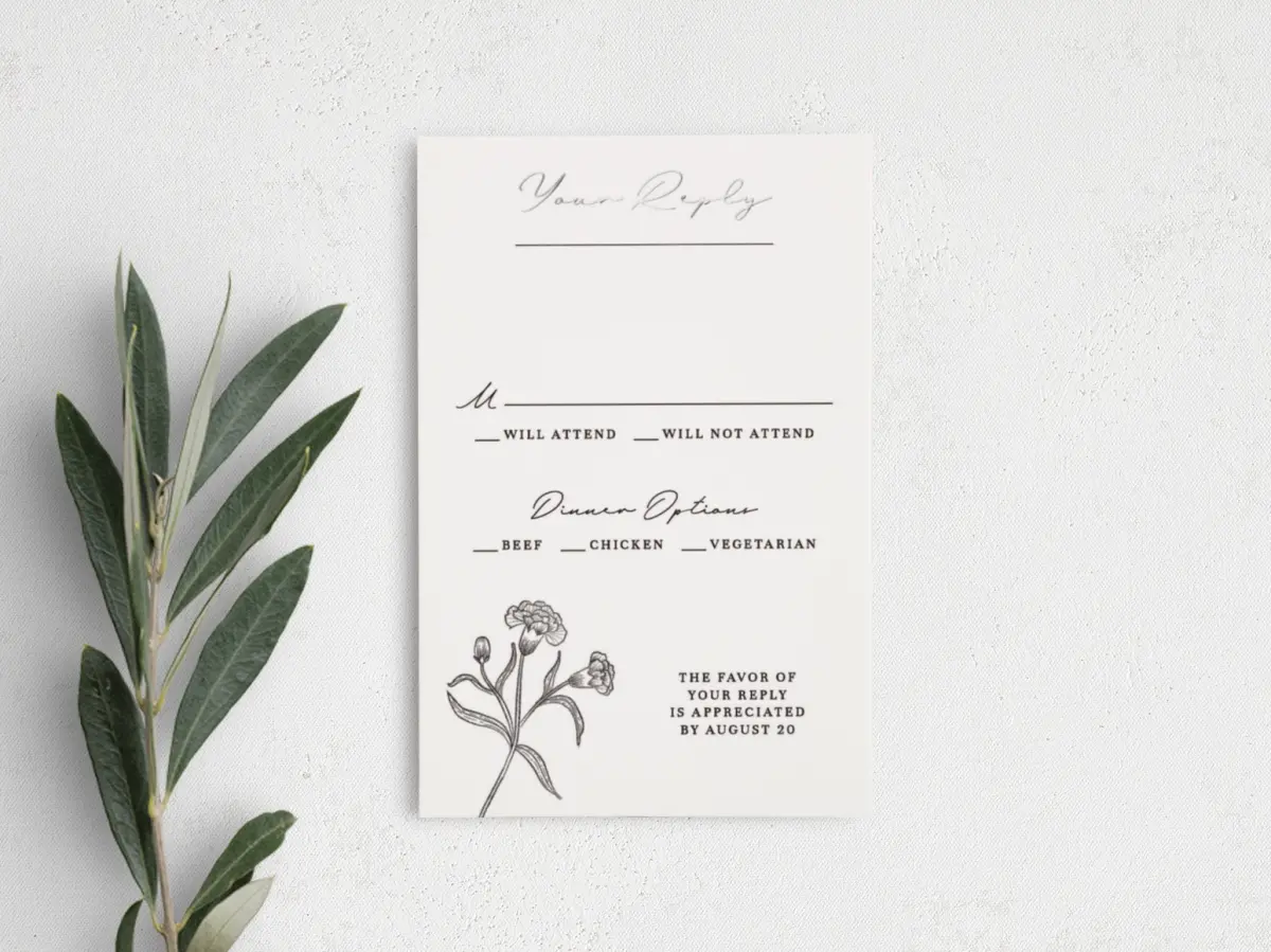 Step RSVP Postcards