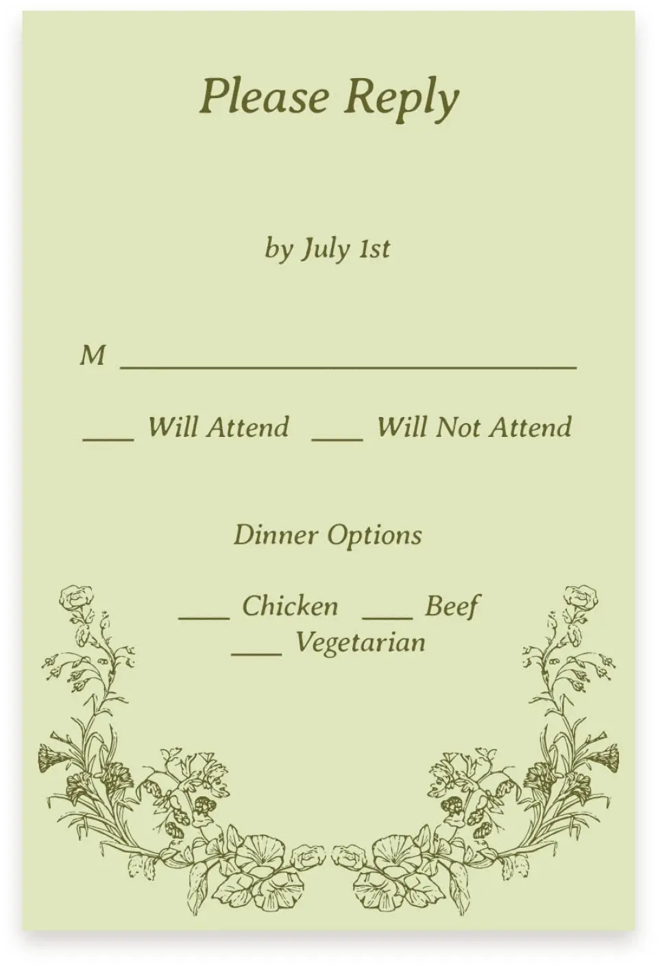 This is a  4" x 6" RSVP Postcards (Pocket Invitation) called Vintage Chinoiserie printed in full color with Silver foil on Luxe Satin (coated) paper