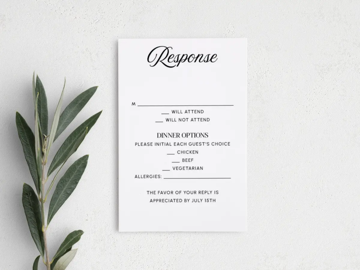 Step RSVP Postcards
