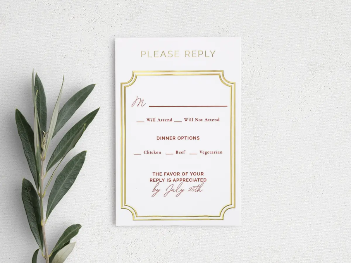 Step RSVP Postcards