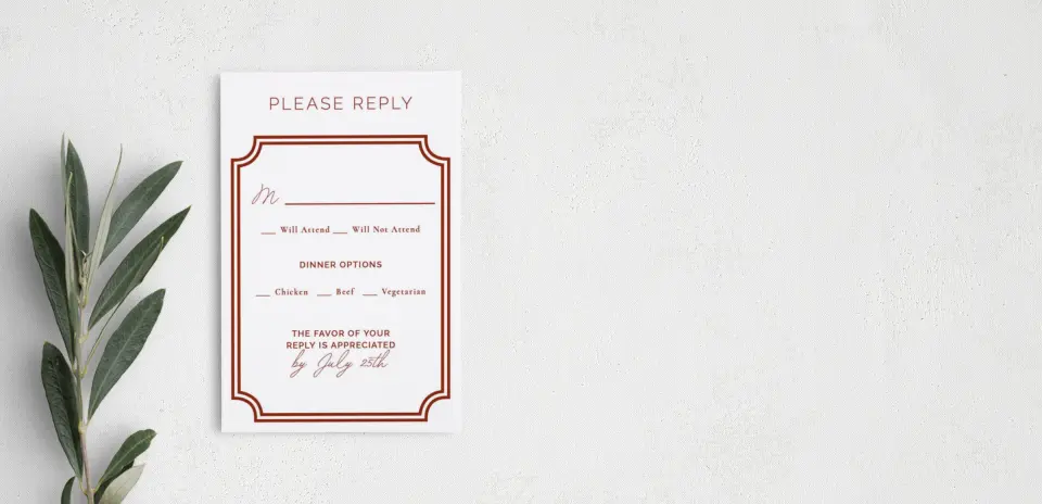 Step RSVP Postcards