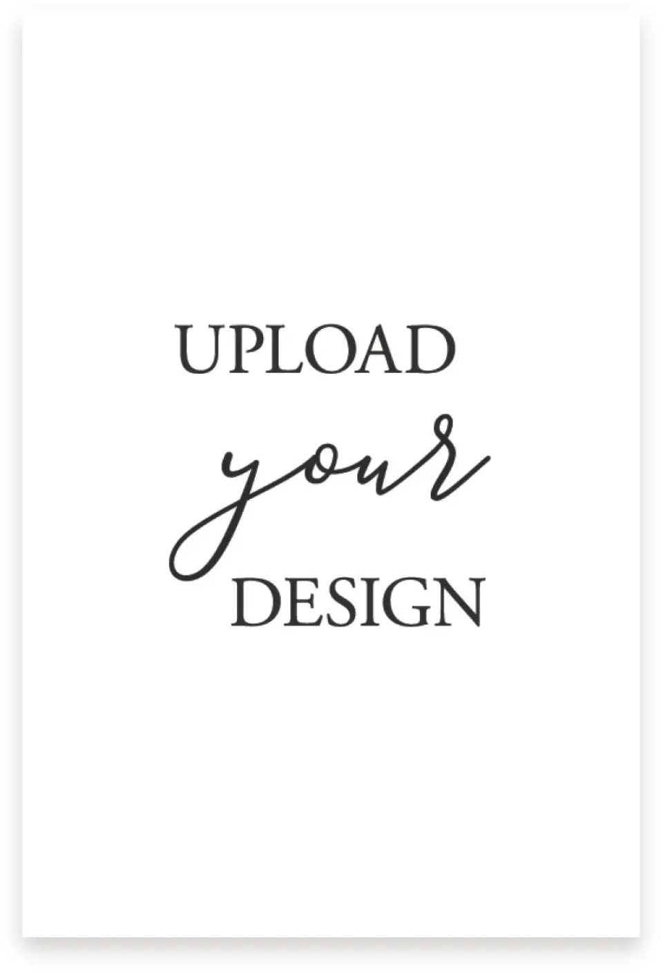 This is a 4" x 6" Upload Your Design called Upload Your Design, 4" x 6" Cards printed in full color on Premium Smooth paper