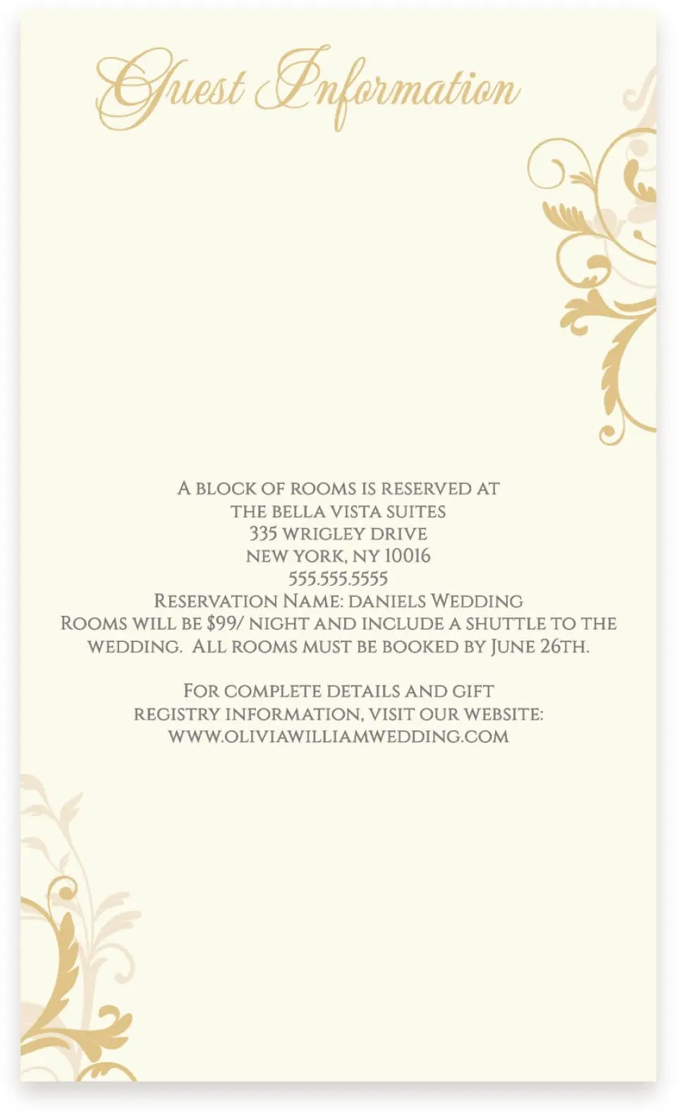 This is a  4" x 6.75" Enclosure Cards (Pocket Invitation) called Classic Allure printed in full color with Silver foil on Luxe Satin (coated) paper
