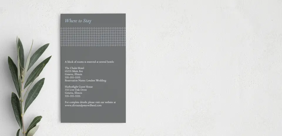 Step Enclosure Card