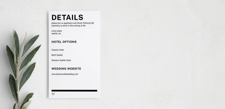 Step Enclosure Card