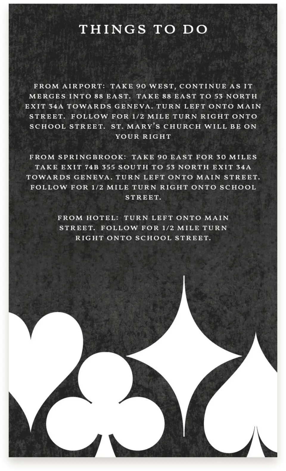 This is a  4" x 6.75" Enclosure Cards (Pocket Invitation) called Vegas Luxe printed in full color on Premium Smooth paper