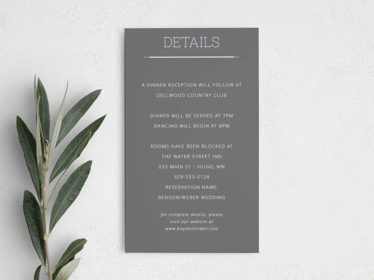 Step Enclosure Card
