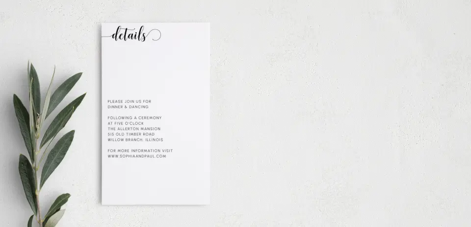 Step Enclosure Card