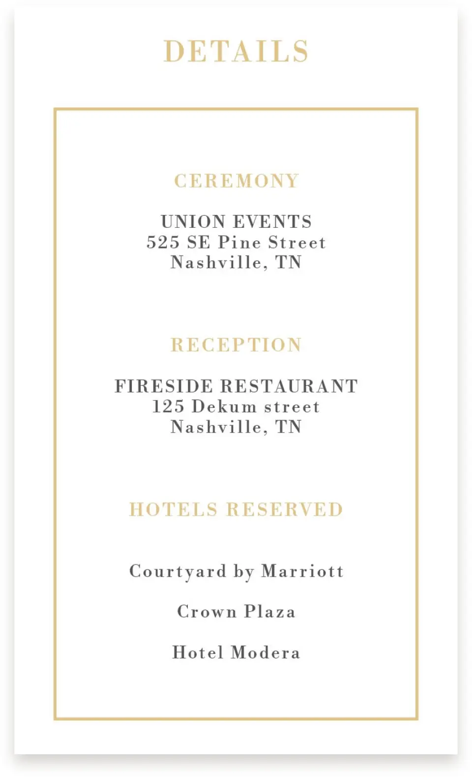 This is a  4" x 6.75" Enclosure Cards (Pocket Invitation) called Etched Elegance printed in full color with Silver foil on Luxe Satin (coated) paper